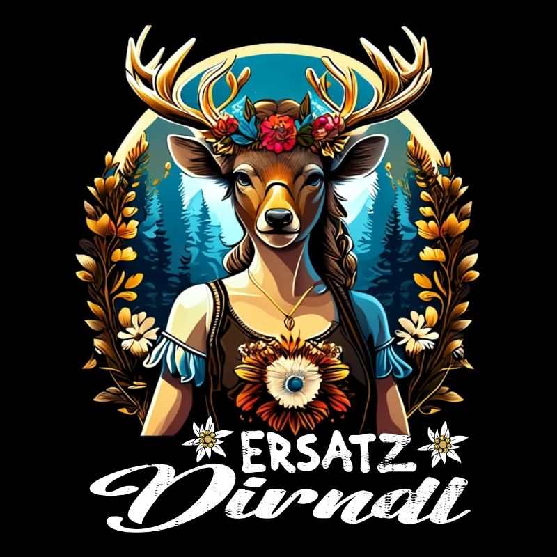 Tracht & Trachten Hirsch Ersatz Dirndl
