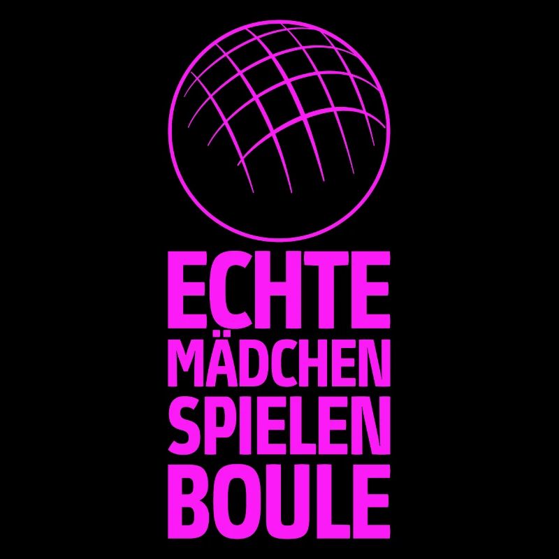 Echte Mädchen spielen Boule Bouler Boccia Spiel