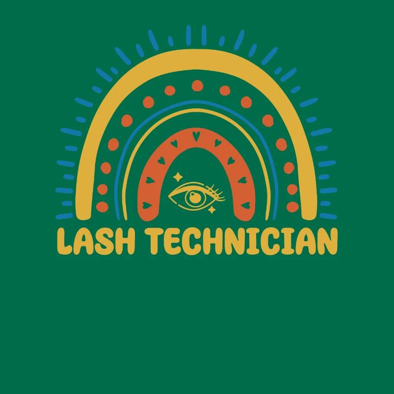 Lash Tech Boho Rainbow