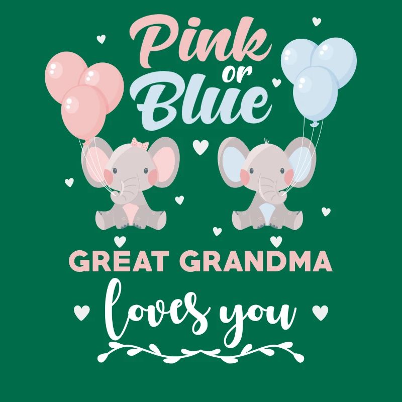 Rosa Oder Blauer Urgroßmutter Elefant