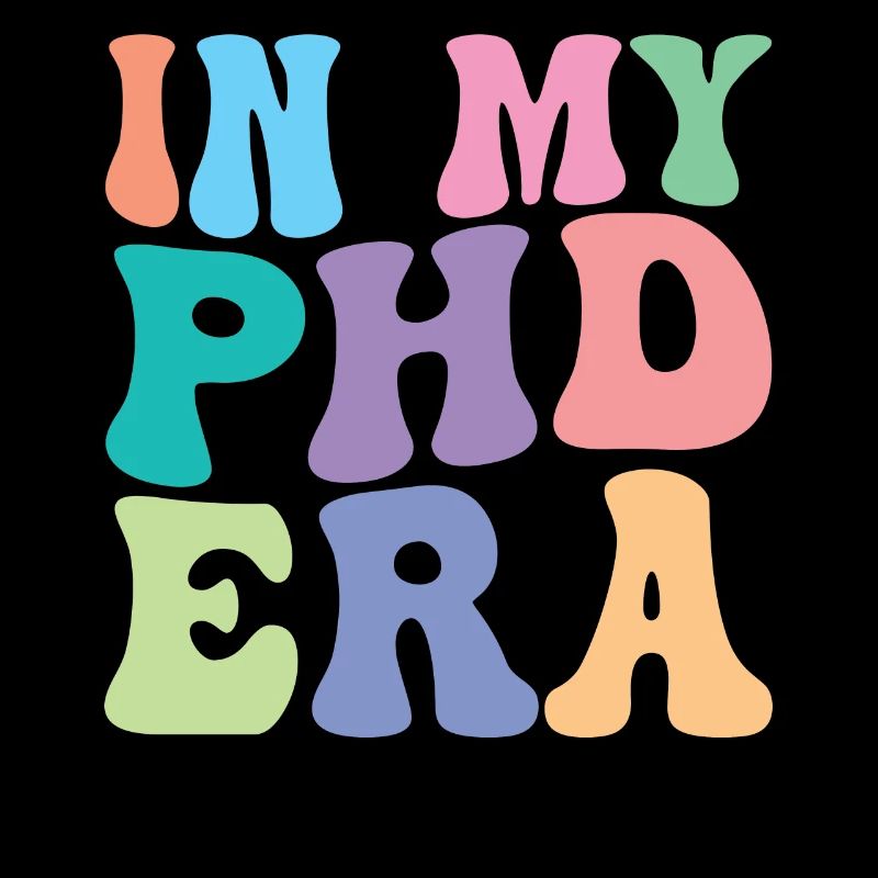 PHD Retro Groovy dans mon ère PHD