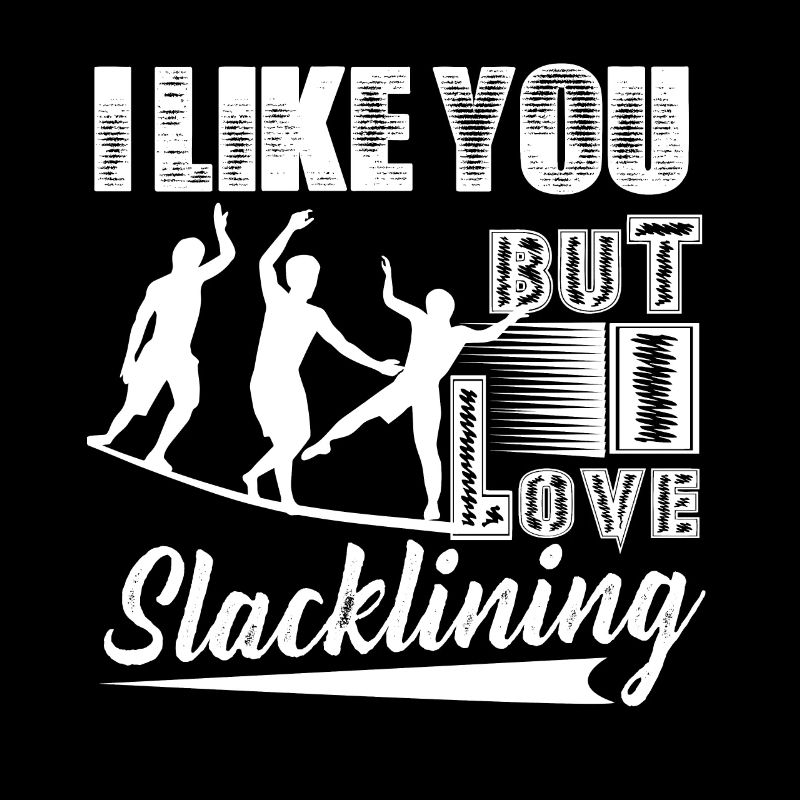 Slacklining I Love Slacklining