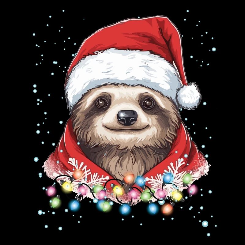 Cute Sloth Christmas Decorations - Lazy Sloth Chri