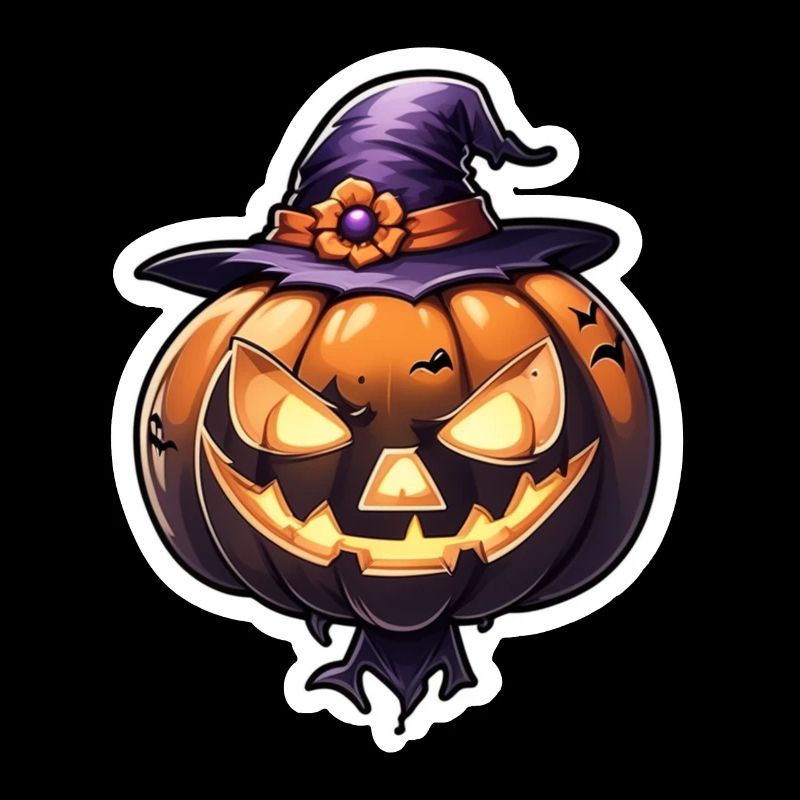 Halloween - Pumpkin Witch Hat