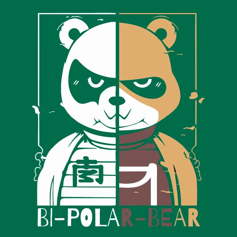 Bipolarer Polar Bär oder Eisbär