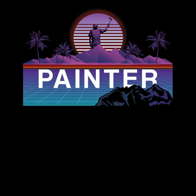 House Painter Decorator Retro 80s
