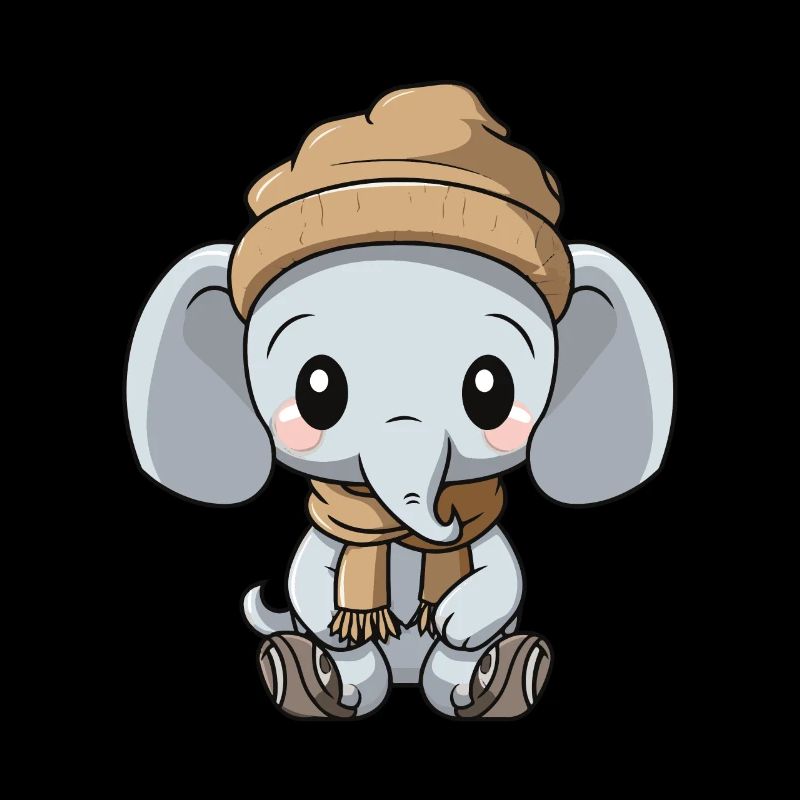 Elephant Winter Comic