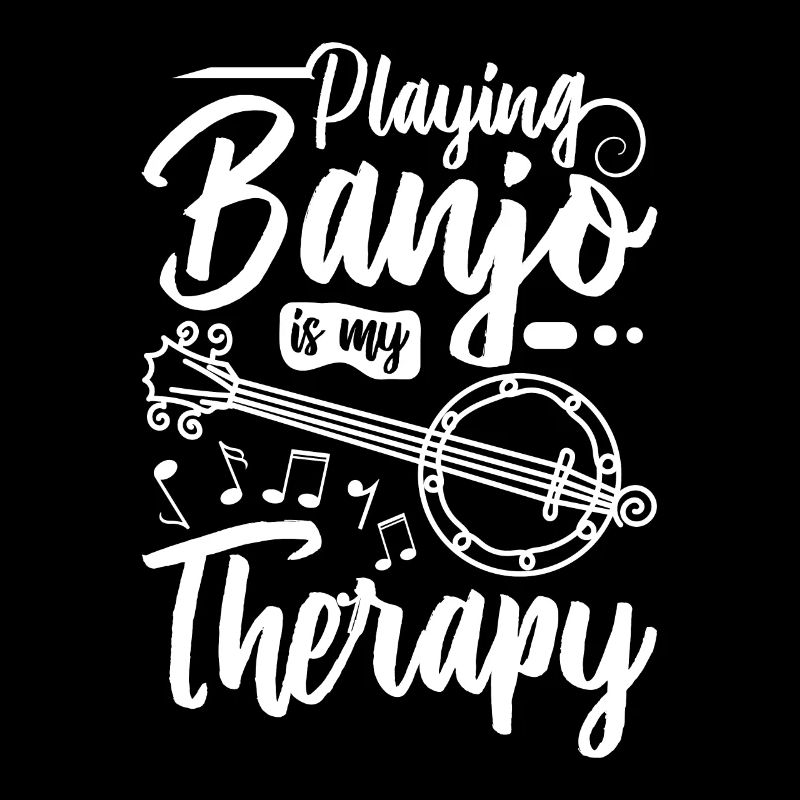 Playing banjo is my therapy