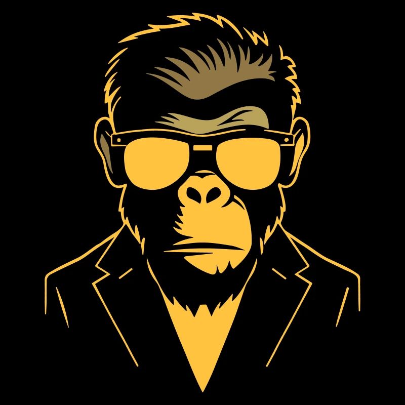 Cheeky Monkey Wearing Sunglasses