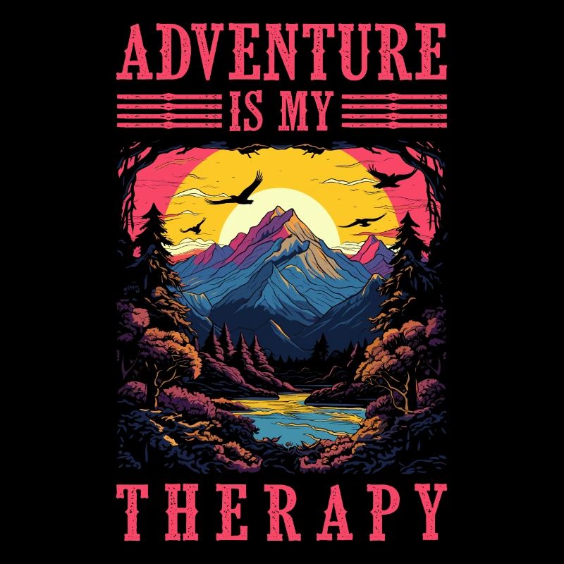 Adventure is my Therapy Mountains Camping