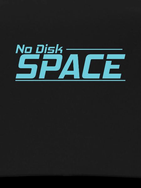 No Disk Space Retrospeichermodul