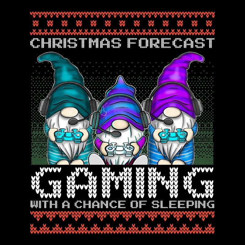Drôle Noël Prévision Gnome De Jeu Laid Noël