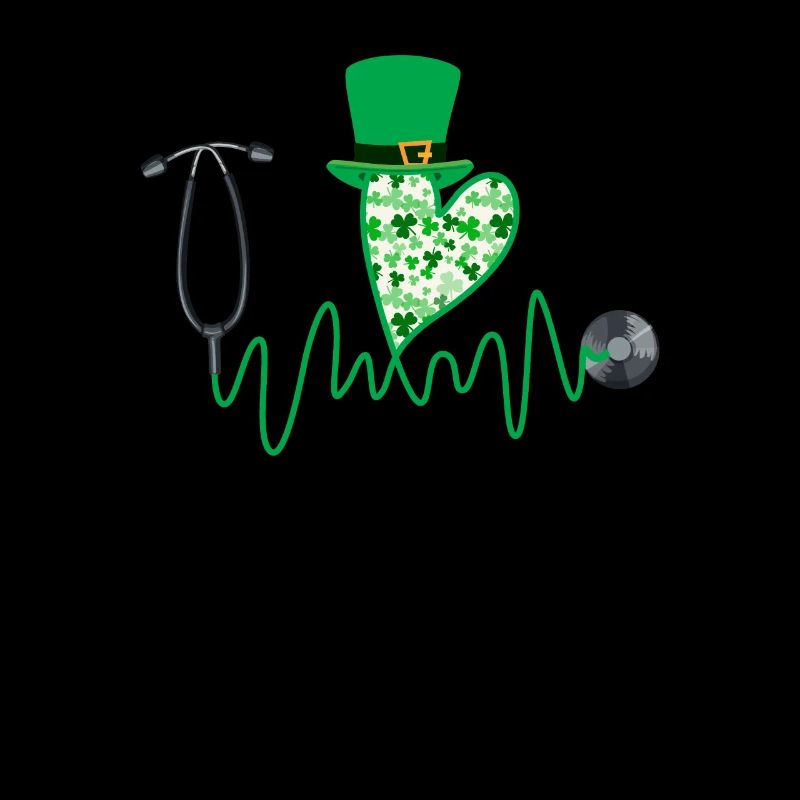 Krankenschwester St Patricks Day Stethoskop