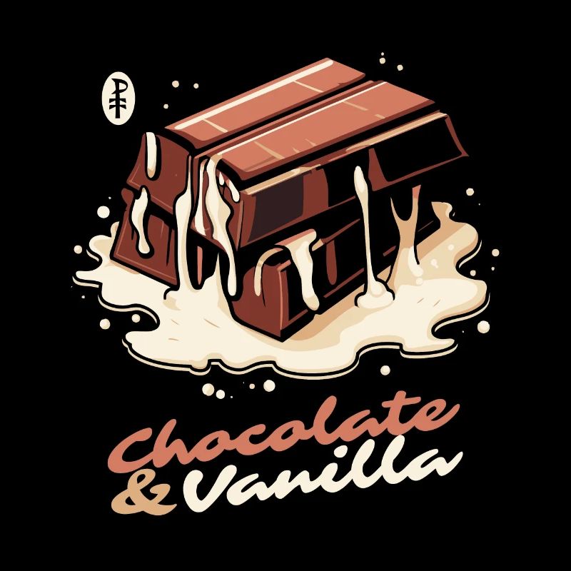 Chocolate and vanilla