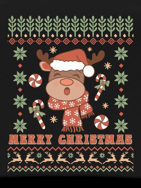 Pull de Noël moche
