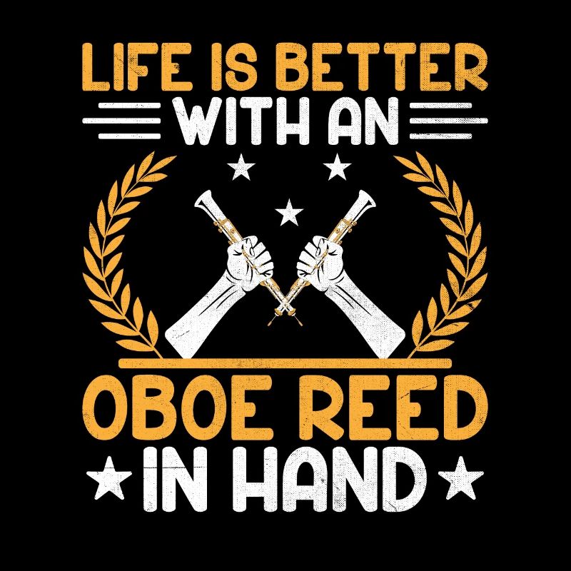 Oboe Player Oboe Basoonist Marching Band Instrumen