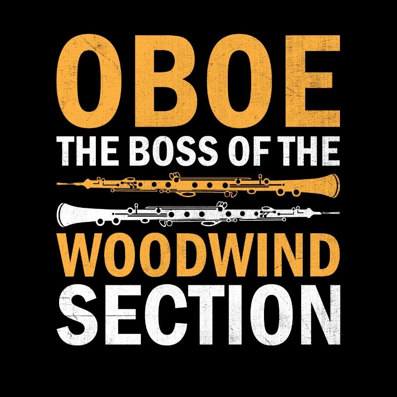 Oboe Player Oboe Basoonist Marching Band Instrumen