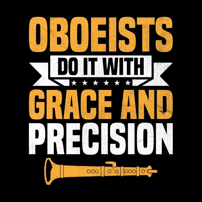 Oboe Player Oboe Basoonist Marching Band Instrumen
