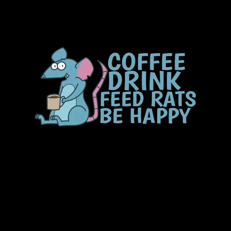 Coffee Drink Feed Rats be Happy Rodent