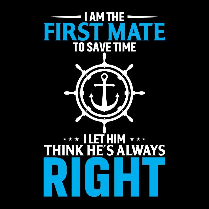I'm the first helmsman to save time