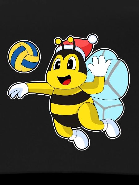 Bee Christmas Volleyball