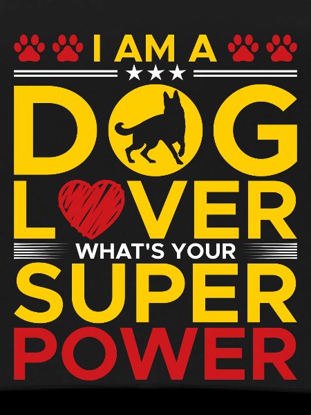 I'm a dog lover