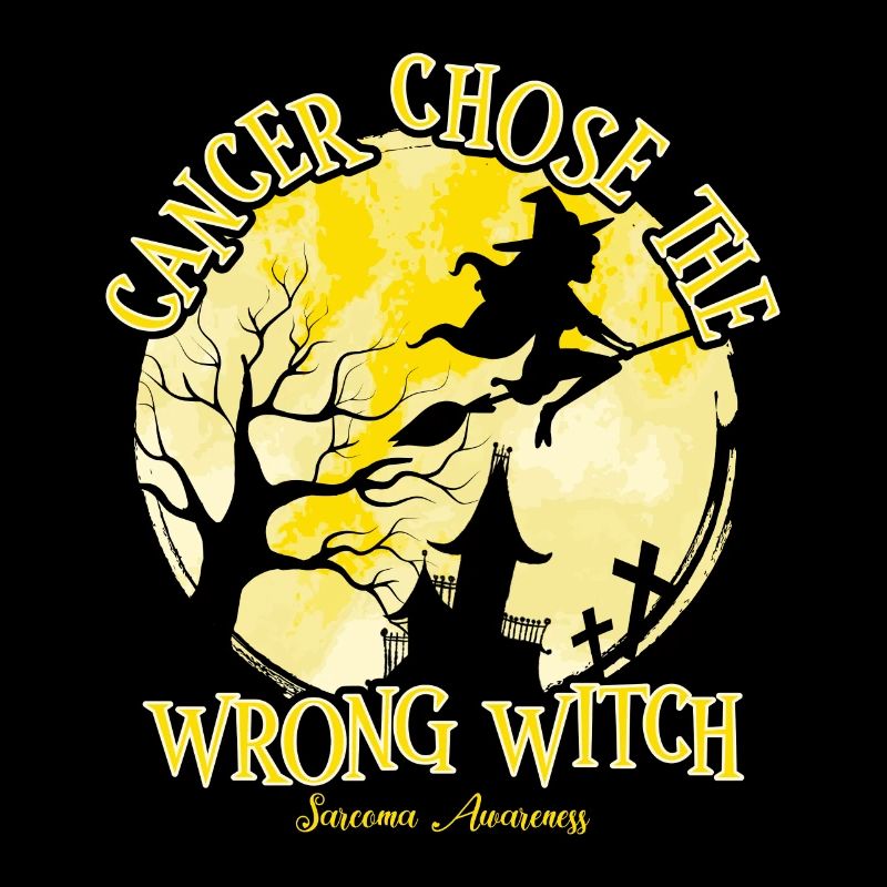 Cancer Witch Yellow Sarcoma Awareness