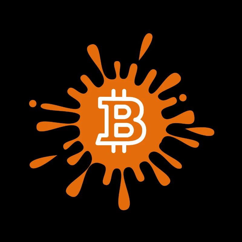 Bitcoin Crypto Cryptocurrency Splash