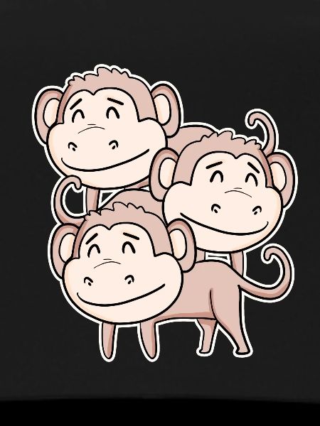 Cute Monkey - Monkey Motif