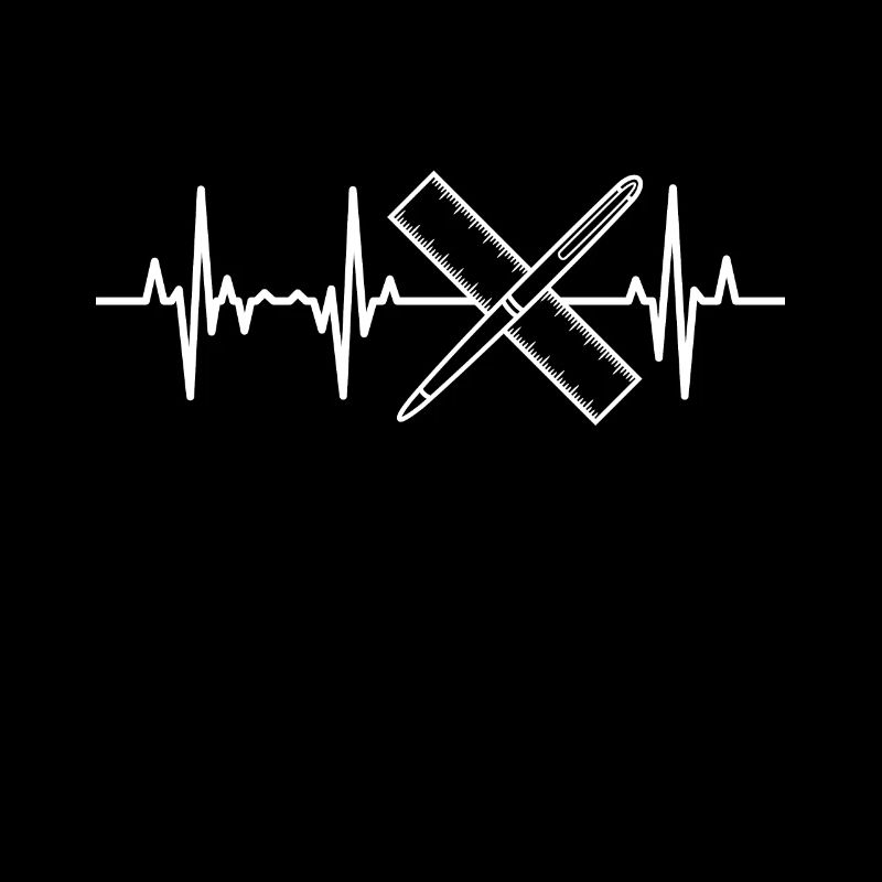 Pen and Ruler Heartbeat