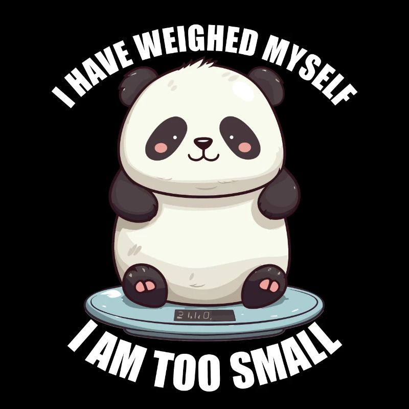 I've weighed myself too little panda