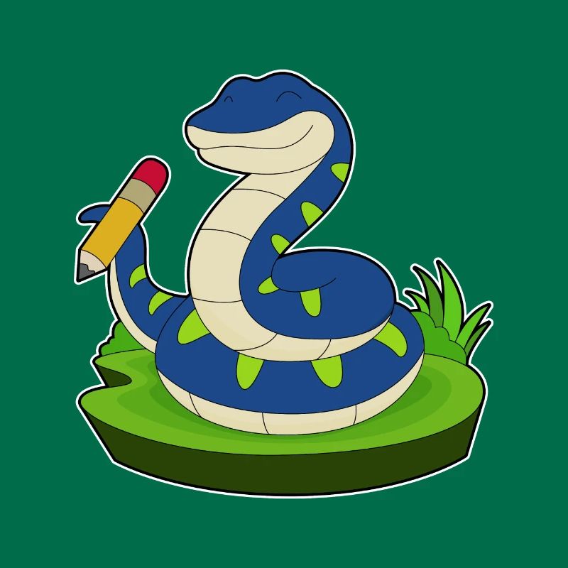 École de crayon Snake Student