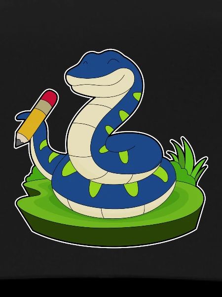 Snake Student Pencil School