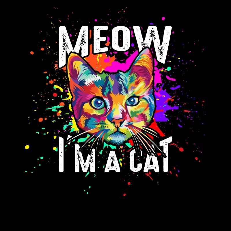 Meow, ich bin eine Katze