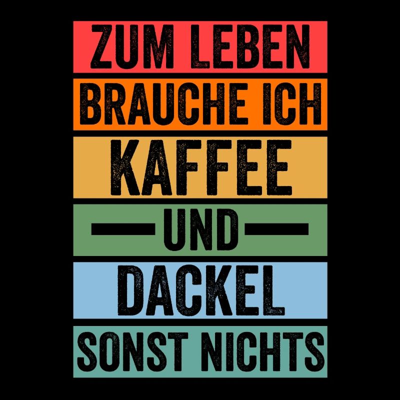 Kaffee Hund Dachshund Dackel