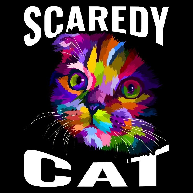 Chat effrayé