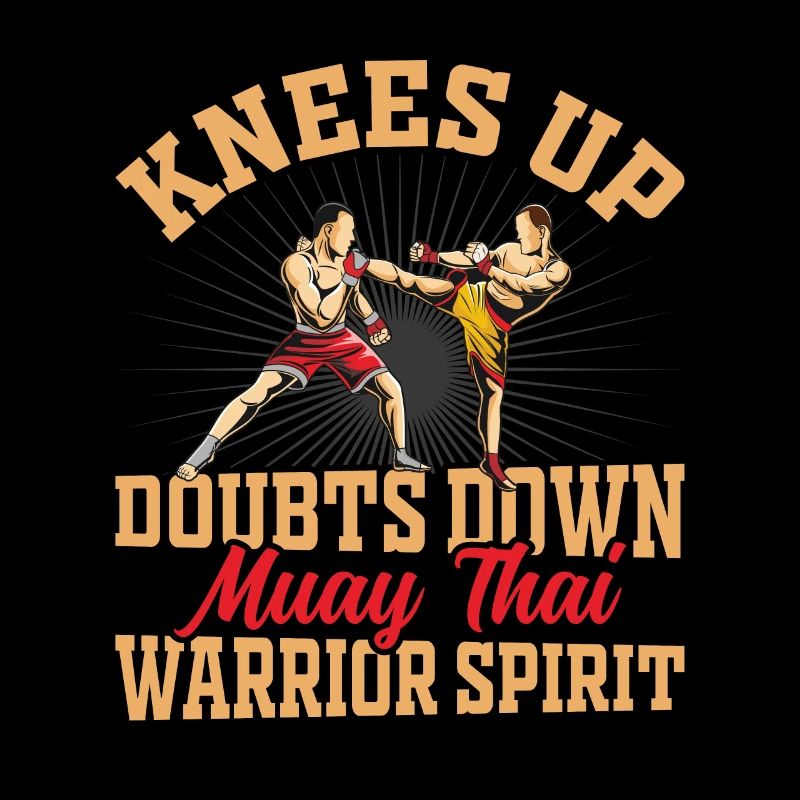 Knees up doubts down Muay Thai warrior spirit