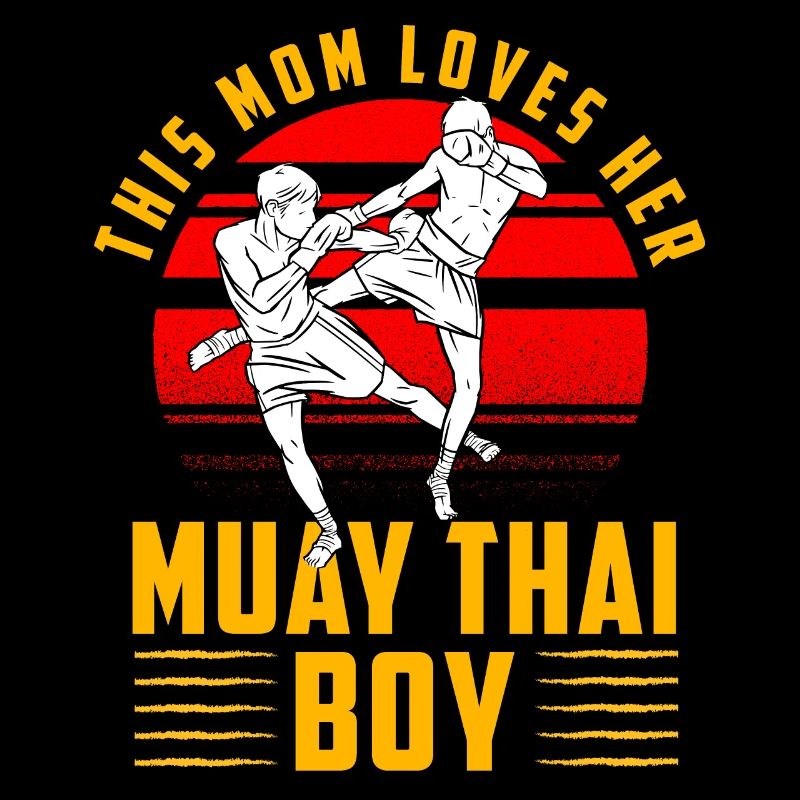 Cette maman aime son garçon Muay Thai