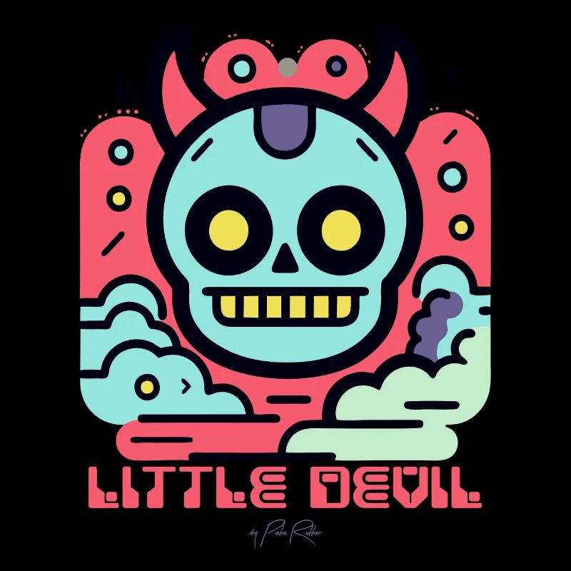 Style de dessin animé moderne : Petit diable