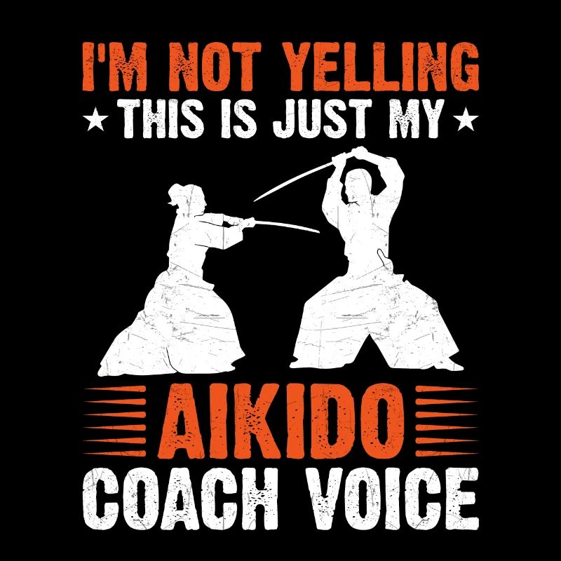 Je ne crie pas, c’est juste ma voix de coach d’aïkido