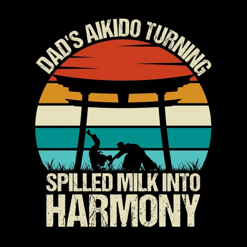 L’aïkido de papa transforme le lait renversé en harmonie