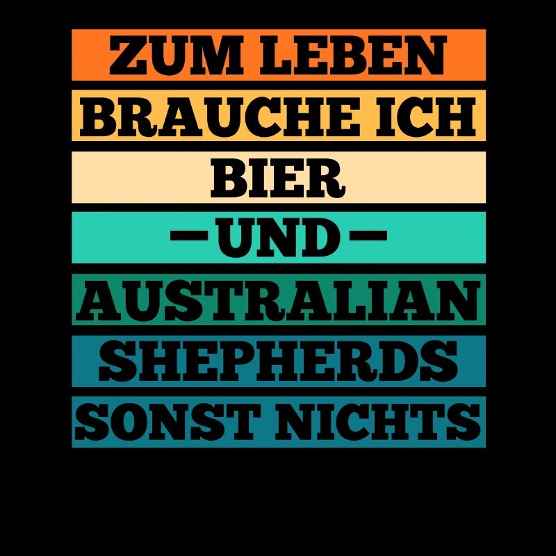 Bier Australian Shepherd Hund Aussie