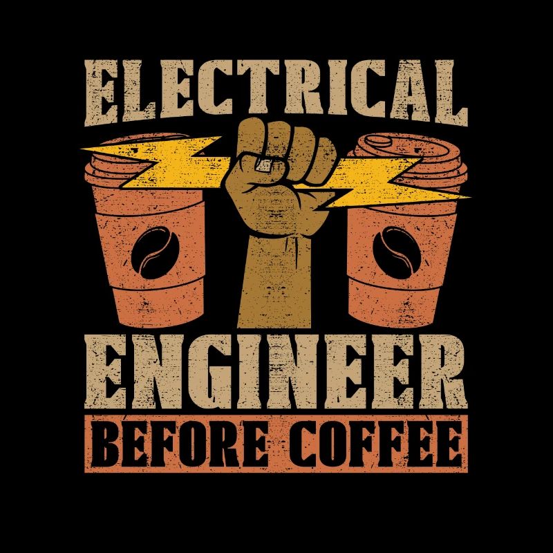 Electrical Engineer Before Lineman Coffee Lover