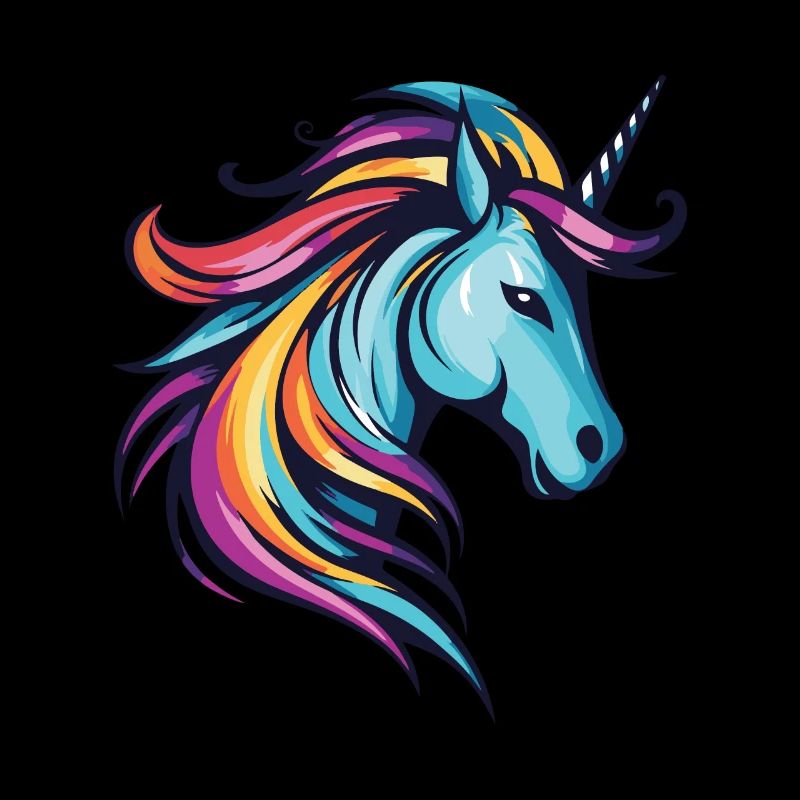 Tête de licorne