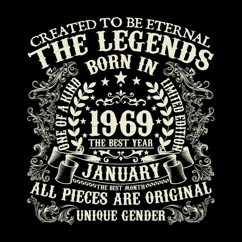 January 1969 Anniversary 1969 January Year