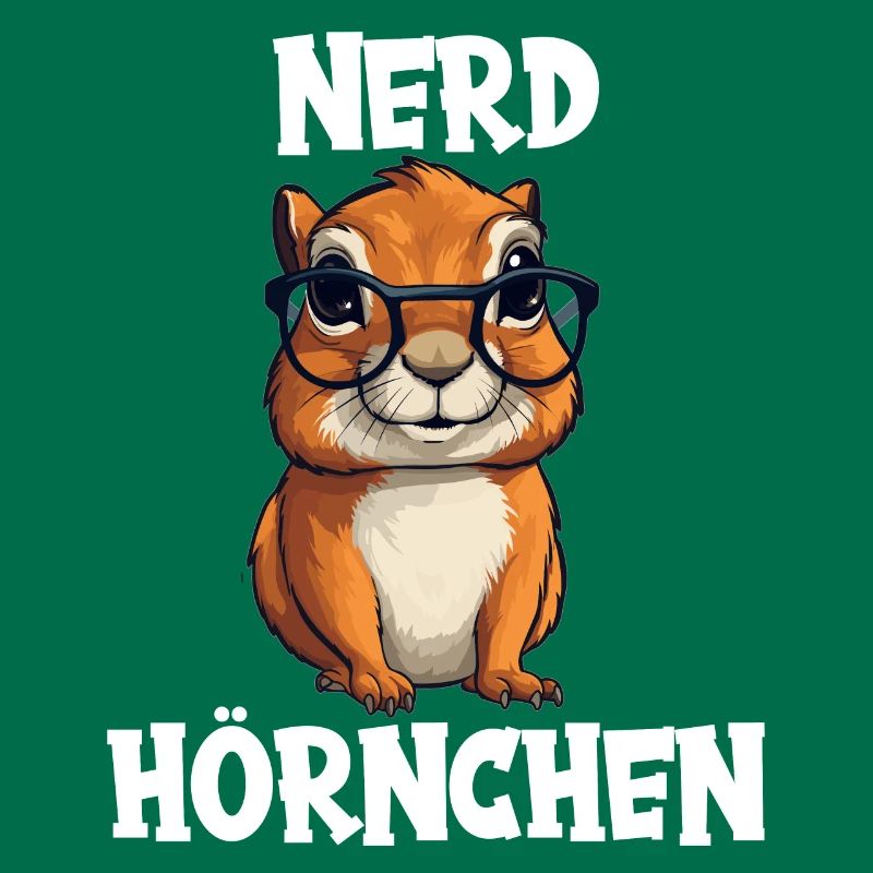 Nerdhörnchen Junge Jungen Erdhörnchen Nerdy Nerd