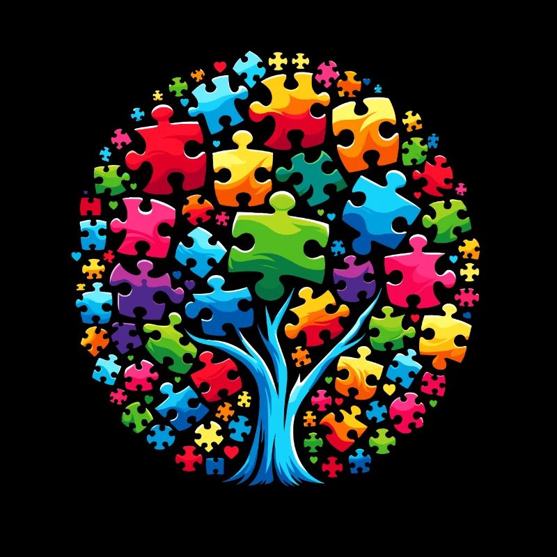 Pièce de puzzle de la sensibilisation à l’autisme