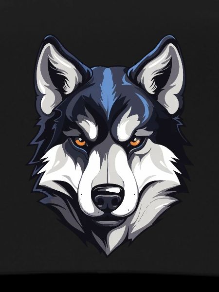 Husky Dog Head