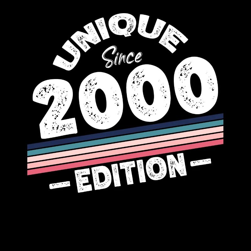 Unique seit 2000 Edition Geburtstag Vintage 2000