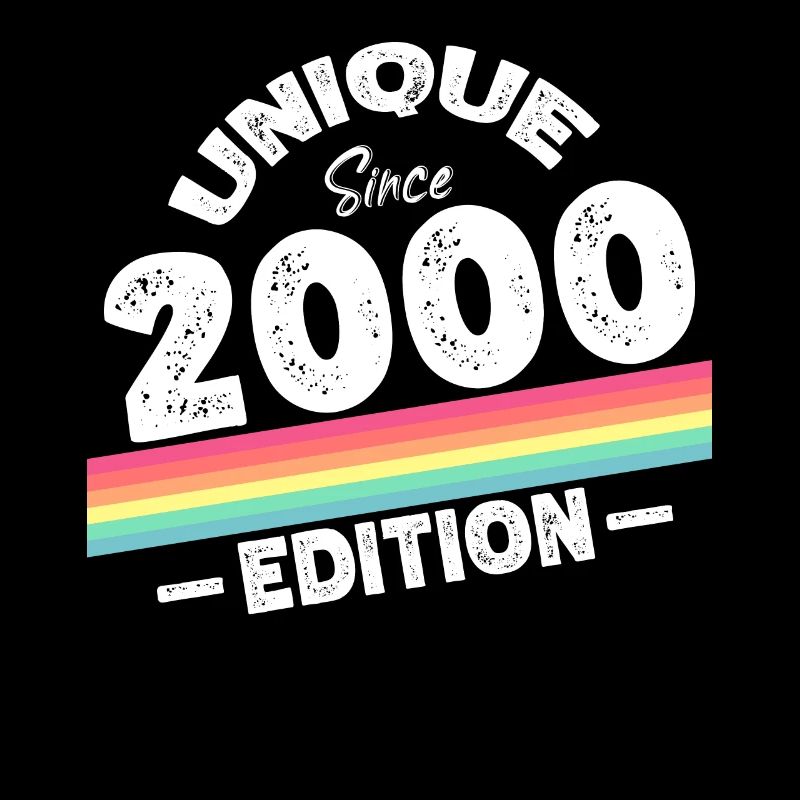 Unique seit 2000 Edition Geburtstag Vintage 2000